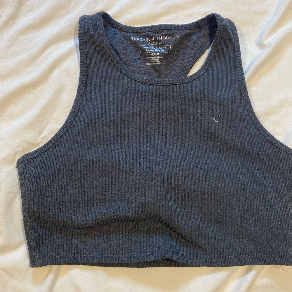 Threads for thought, crop top/athletic top.